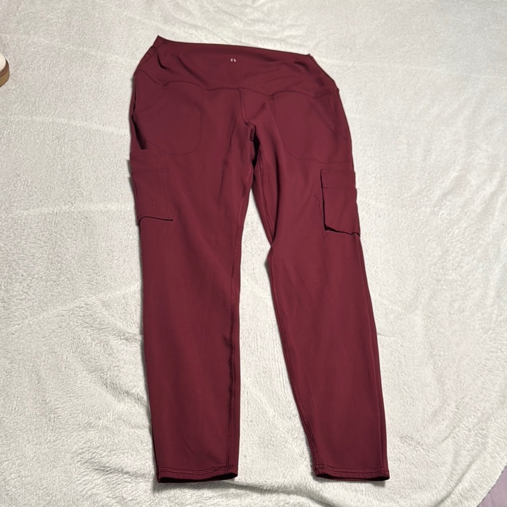Lululemon Burgundy Leggings